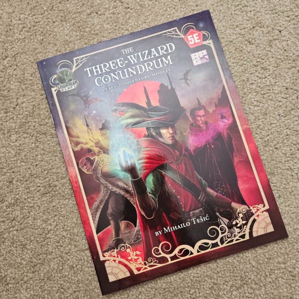 The Three Wizard Conundrum (Dungeons Dragons 5e) Free RPG Day 2022 Goodman - NEW
